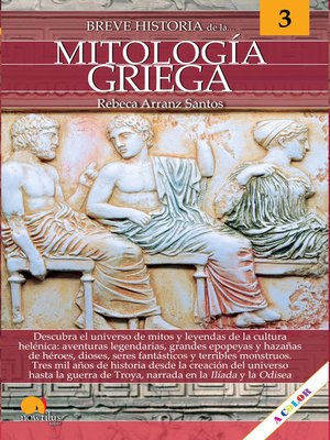 cover image of Breve historia de la mitología griega